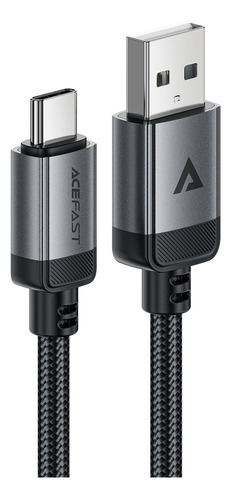 Cable Acefast C20-04 Usb-a/c 3a Aluminio Nylon Mx