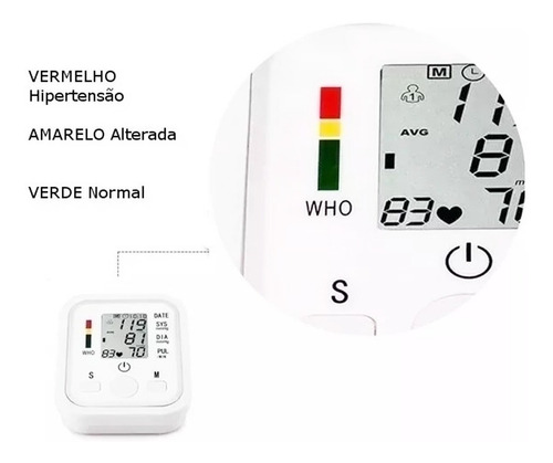 Medidor Digital De Pressão Arterial E Pulsação De Braço