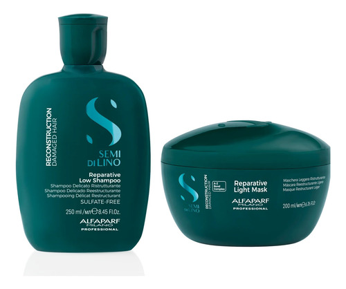 Set Shampoo 250ml + Mascara 200ml Reparative Light Alfaparf