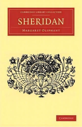English Men Of Letters 39 Volume Set: Sheridan, De Margaret Oliphant. Editorial Cambridge University Press, Tapa Blanda En Inglés