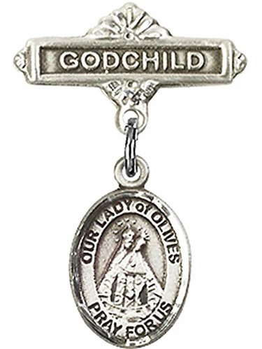 Unknown Sterling Silver Baby Badge With Our