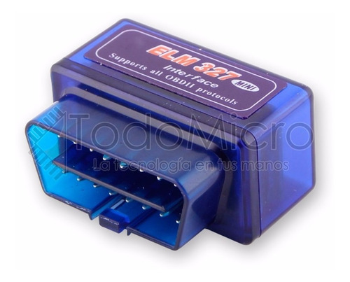 Escaner Bluetooth Automotriz Elm327 Obd2 V2.1 Todomicro