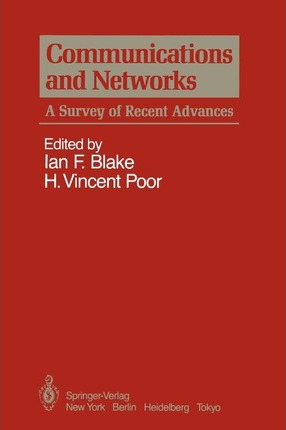 Libro Communications And Networks : A Survey Of Recent Ad...