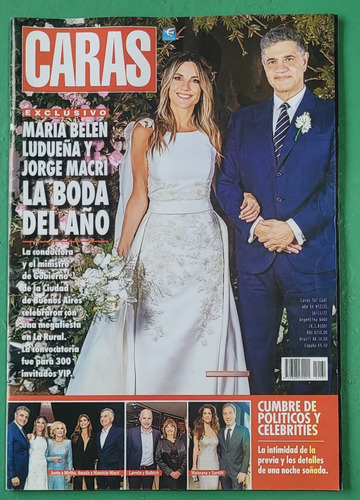Lote De 4 Revistas Caras #f (Usado)