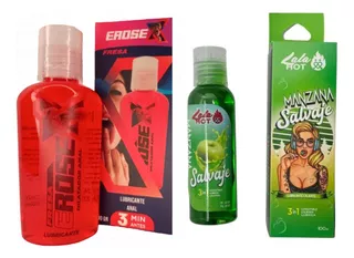 Lubricante Dilatador Anal + Lubricante Comestible Caliente