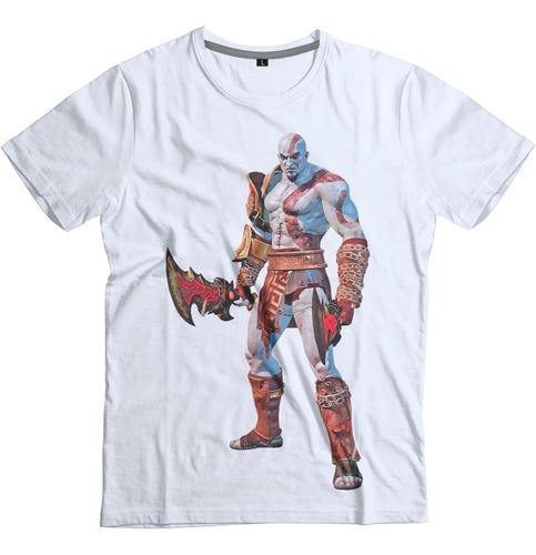 Remera Kratos God Of War Ps4 Ps3 Ps2 D109