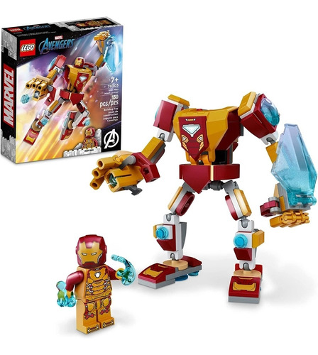 Lego Iron Man Lego 76140 Marvel 148 Pz Avengers Mech Ironman