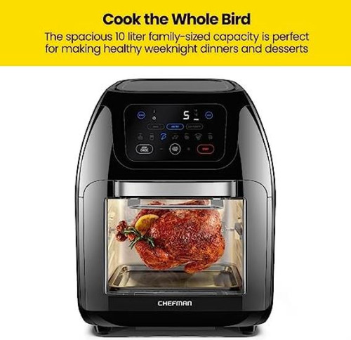 Chefman Freidora De Aire Digital Multifuncional+asador, Desh