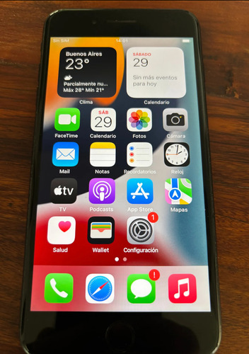 Iphone 7 Plus 32 Gb Negro Mate Negro (Usado)