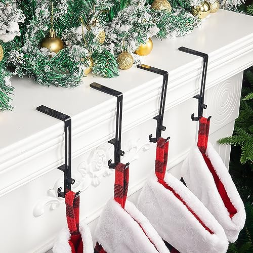 6 Pcs Soportes Calcetines De Navidad Chimenea, Ganchos ...