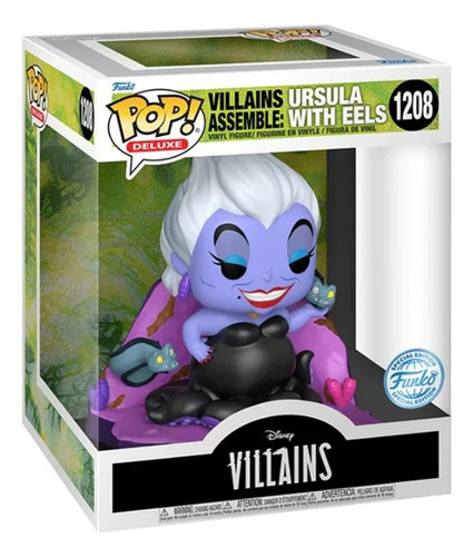 Funko Pop Villains Assemble: Ursula With Eels #1208 Hottopic