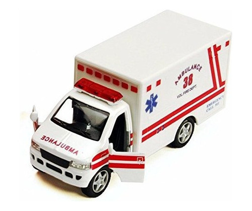 Ambulancia Del Equipo De Rescate, Blanco - Kinsmart 5259d -