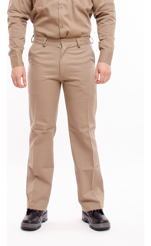 Pantalon De Trabajo Clasico Beige Rm2006be (56-60)