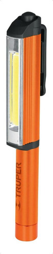 Linterna Aluminio 9 Leds Tipo Pluma Truper 18364 Color de la linterna Naranja Color de la luz Blanco
