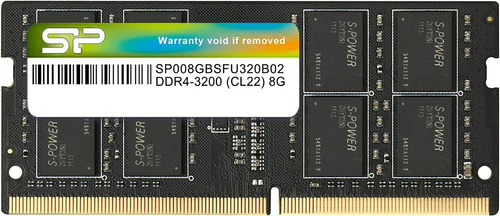 Memoria Ram Silicon Power Sodimm Ddr4 8gb 3200mhz Laptop