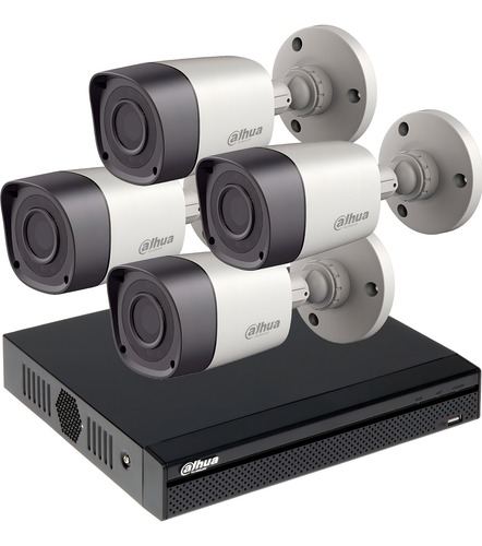 Cámara de seguridad Dahua IPC-HFW1439S1P-A-LED-0280B-S4 con resolución 4MP visión nocturna incluida color blanco