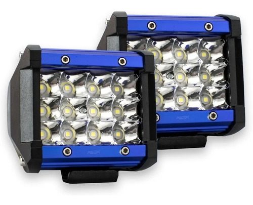 Par Faro 12 Hiper Led Dually Varios Colores C/estrobo Auxil