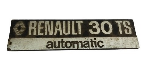 Emblema Renault 30 Ts Automatic Usado Original