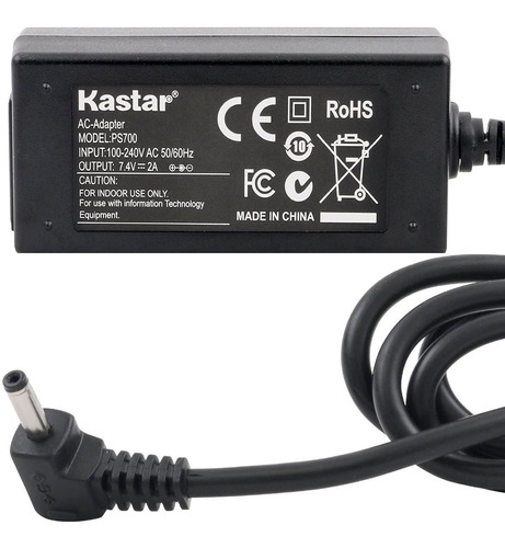 Imagen 2 de 4 de Cargador De Corriente Kastar P/camara Ack-e12