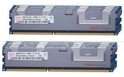 Memoria 8gb Server Ddr3 Ecc 2x4g 10600r 12800r Hp Ibm Dell