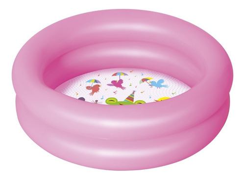 Imagen 2 de 5 de Pileta Inflable 2 Aros Translucida 61x51cm Bestway 51061 Ful