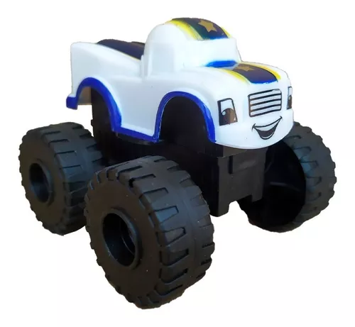 6 Carrinhos De Fricçao de corrida Blaze Monster Machine Racer Brinquedo