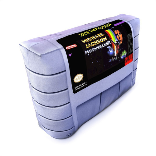Cojín Snes Michael Jackson Moonwalker 30x20cm Vudú Love