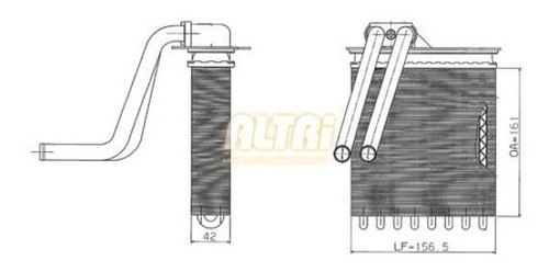 Radiador Calefaccion Vw Gol 3 Generacion Y Power Valeo