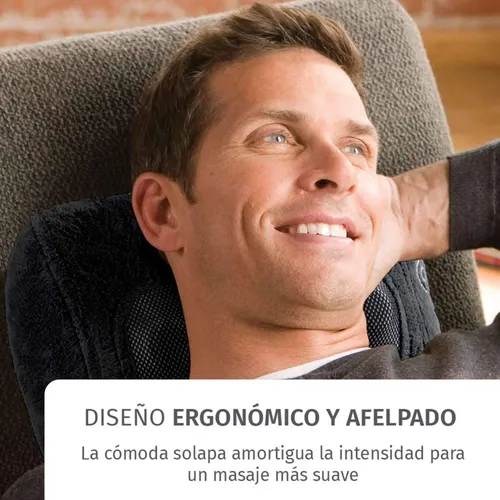 Almohada Masajeadora Shiatsu Con Calor Relajante Homedics