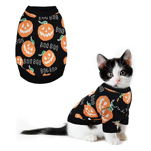 Cooshou Suéter De Halloween Para Mascotas, Cachorros, Gatos,