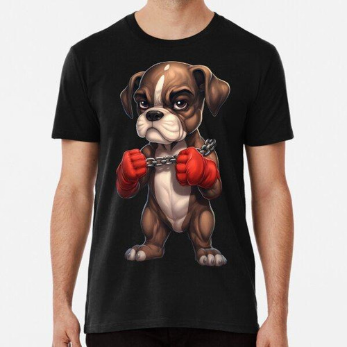 Remera Cachorro Boxeador Luchador Algodon Premium