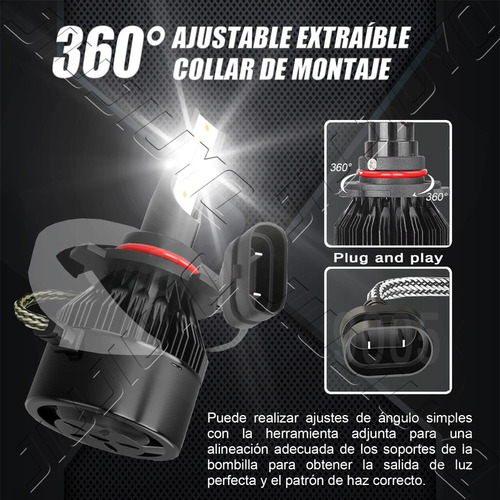 9005 H1 H11 Kit Faros Led Para 2005 2006 Nissan Altima