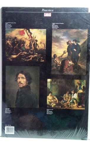 Pinacoteca Caras N° 21 - Delacroix - Lacrado - Com 4 Reproduções Do Artista