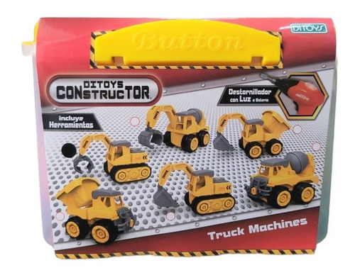 Camion Maquina Construcción Armar Original Pce 2016 Bigshop