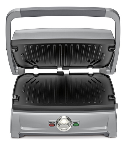 Grill Compacto Chapa E Panini Press Cuisinart Cor Cinza 127v