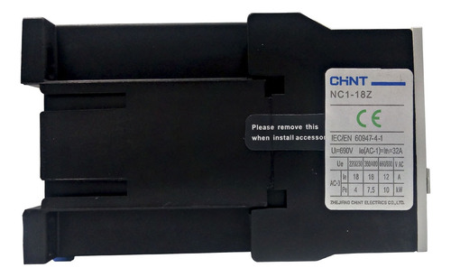 Contator | 18a 1na | Nc1-1810z | Chint