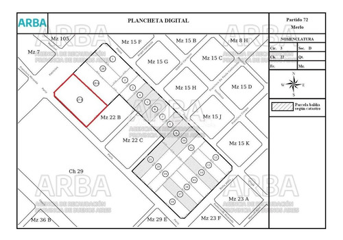Imagen 26 de 26 de Terreno Fraccion En Venta Ubicado En Merlo, G.b.a. Zona Oeste