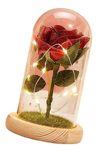 Arreglos De Rosas Con Luz Romántica Flor Falsa Con Estilo A