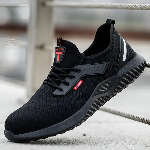 Tenis Zapato De Seguridad Industrial Con Casquillo Pugood