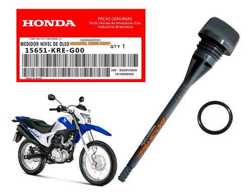 Medidor Nível Do Óleo Honda Nxr 160 Bros Original Genuína