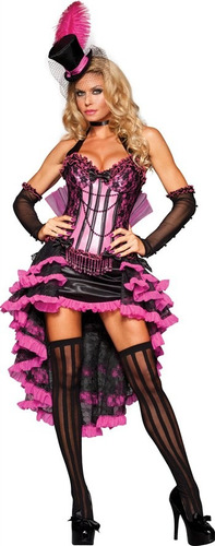 Disfraz Para Mujer Bella De Burlesque Talla L Halloween