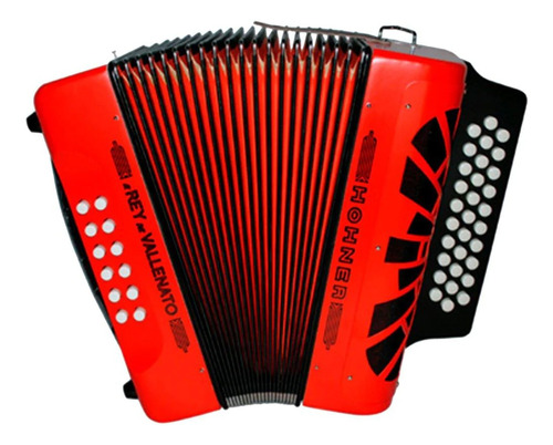 Acordeón Hohner Rey Vallenato 5 Letras 