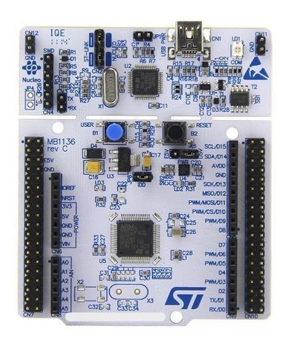 Imagen 2 de 6 de Tarjeta De Desarrollo St Nucleo F401re - Stm32, Arduino, Arm