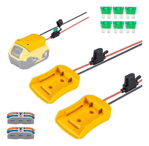 2 Power Wheel Adapter Packs For 20v Battery With F