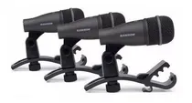 Comprar Samson Dk703 Kit 3 Micrófonos Q72 P\u002F Batería+ Estuche Clamp.