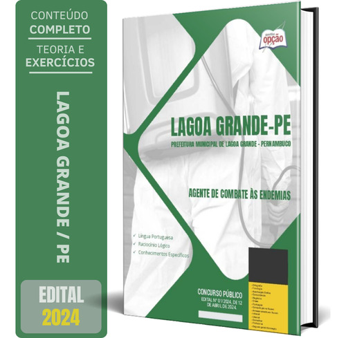 Apostila Lagoa Grande Pe - Agente De Combate Às Endemias