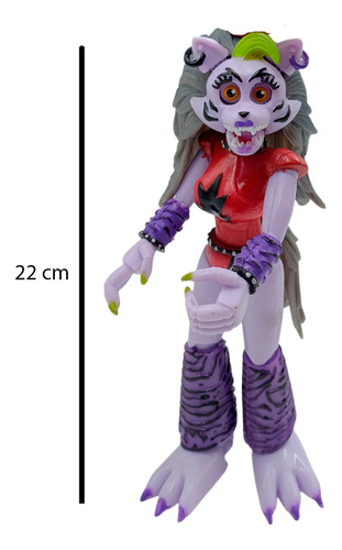 Figura Roxanne Wolf Five Nights At Freddy's Articulada Luz
