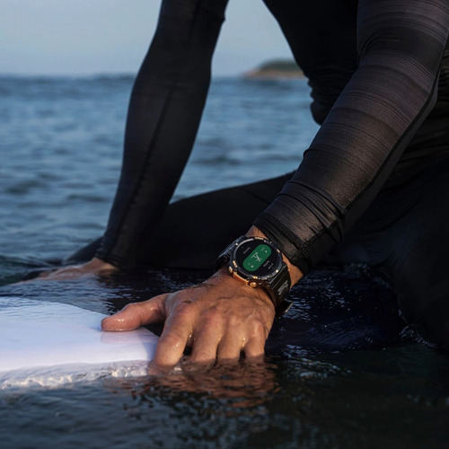 Smartwatch Amazfit T-Rex 2 1.39" caja de aleación de polímero ember black, malla ember black de silicona y bisel ember black