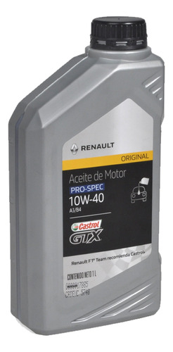 Aceite Original Renault Castrol Pro Semi Sintetico 10w40 1l