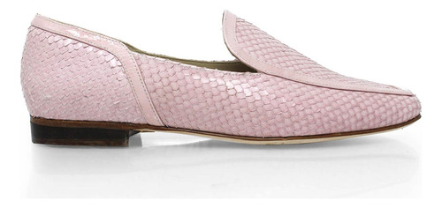 Zapato Mocasin Mujer Regina Romero Cora Rosa Claro